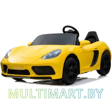 Электромобиль Toyland Porshe Cayman (180W, желтый/краска)